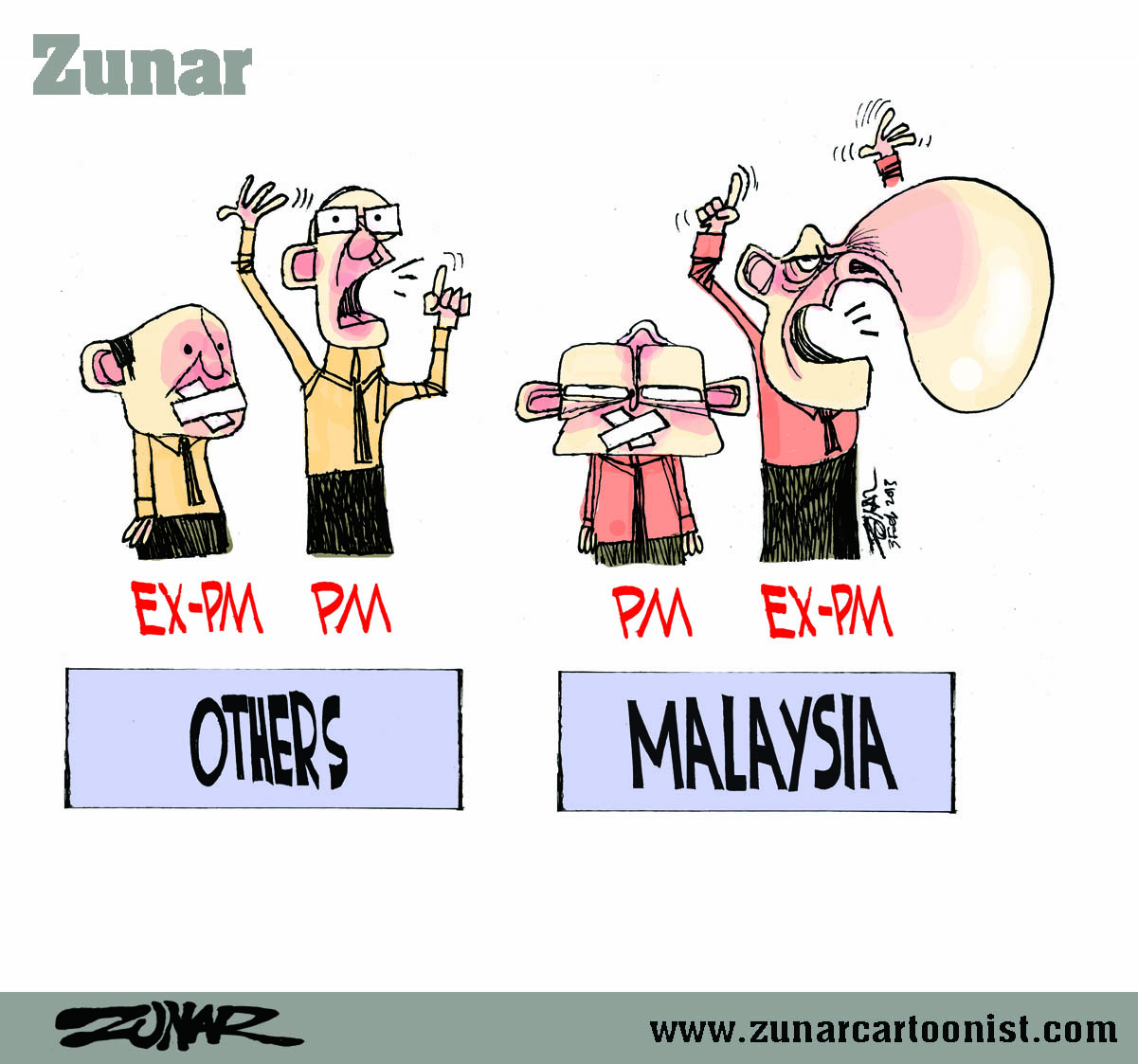 Malaysia PM – Zunar Cartoonist