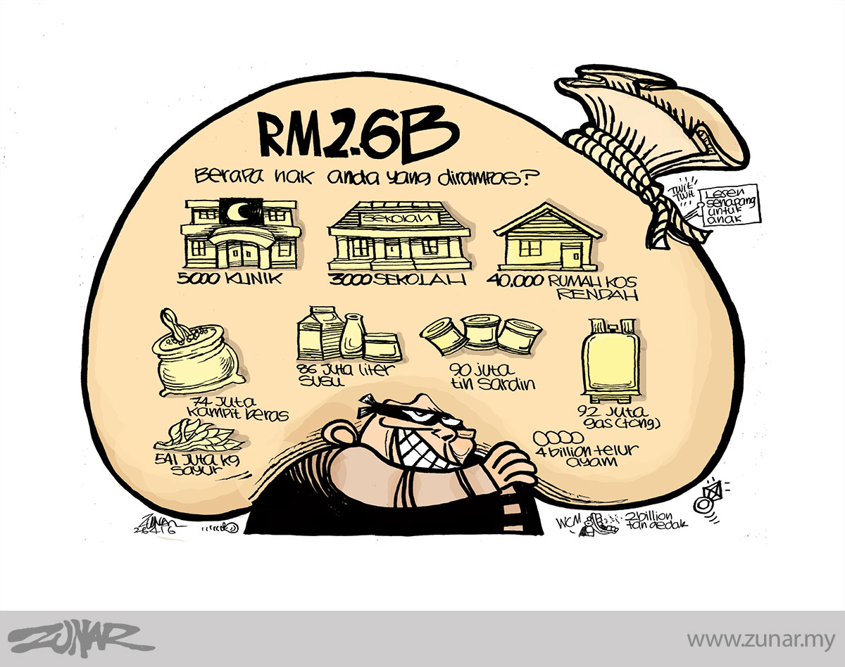 26B dan Rakyat – Zunar Cartoonist