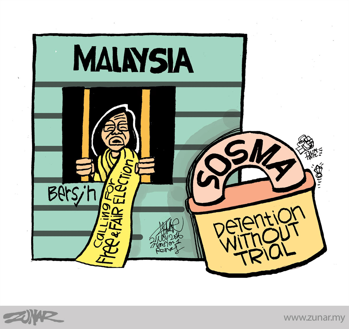SOSMA – Zunar Cartoonist