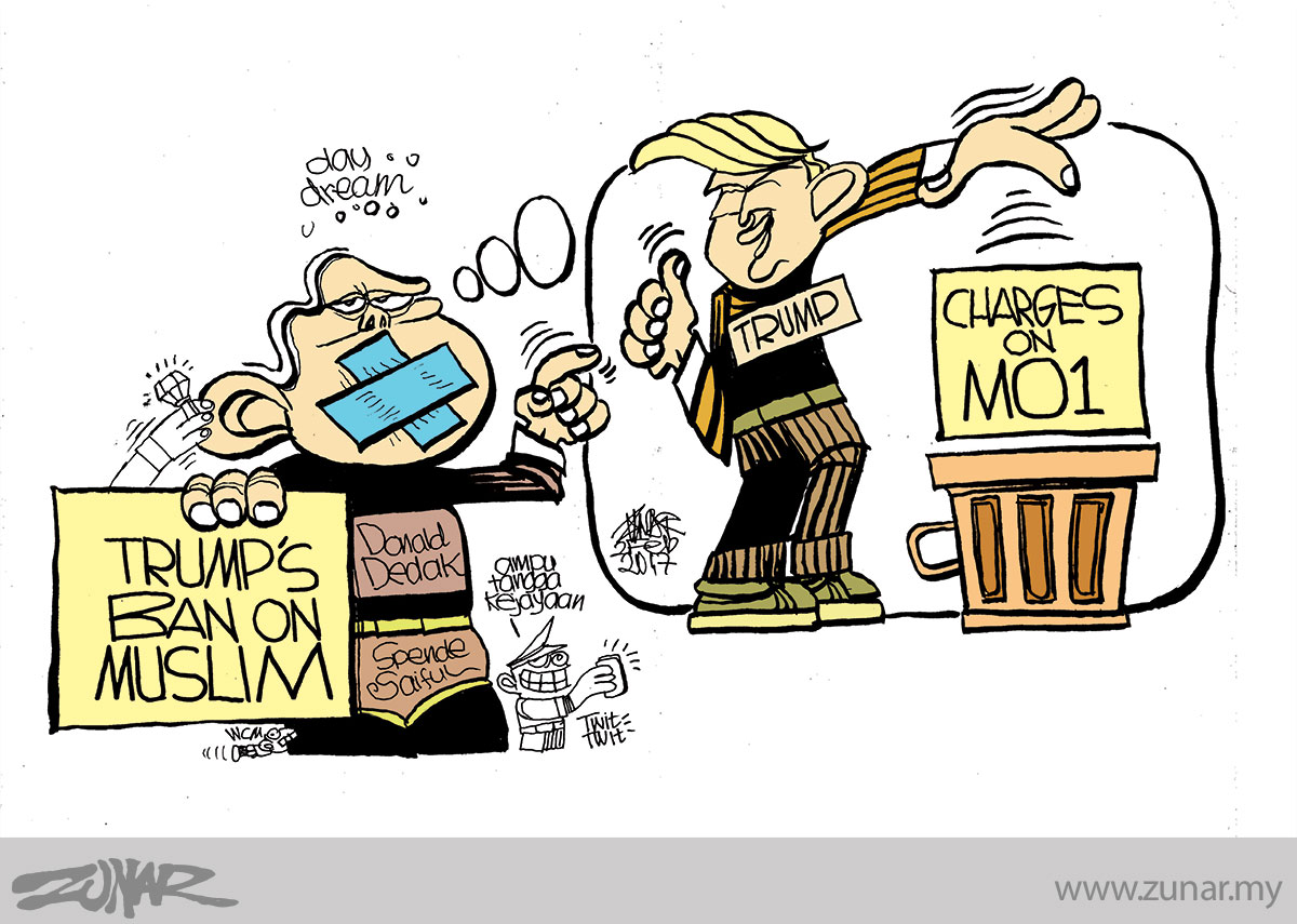 Muslim Ban – Zunar Cartoonist