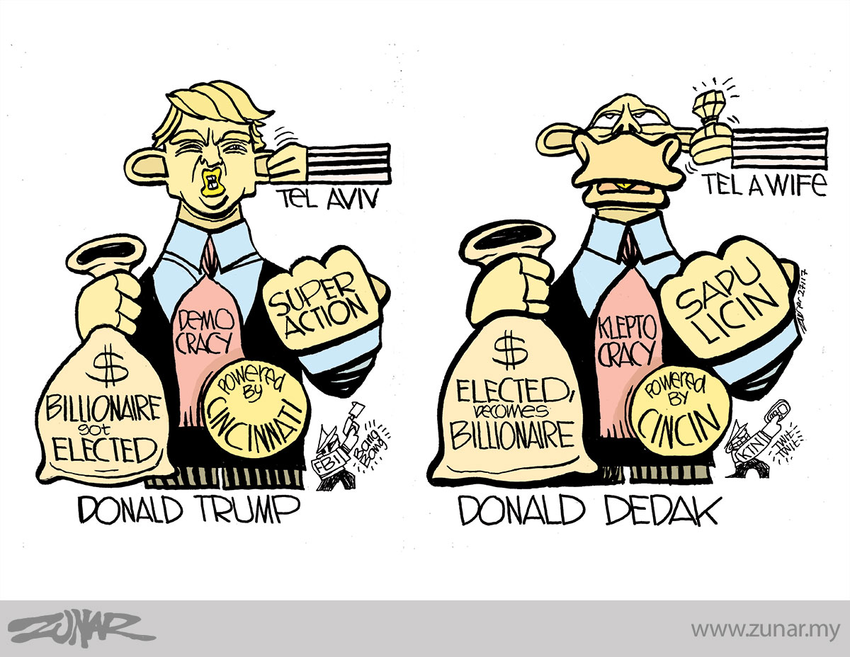 TRMP DEDAK – Zunar Cartoonist