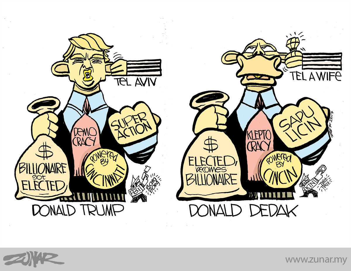 TRMP DEDAK – Zunar Cartoonist